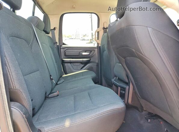 1C6RRECT5KN737904 2019 RAM 1500 Silver Rear seats view
