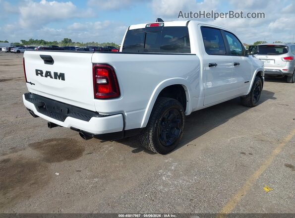 1C6RREFP0SN608483 2025 RAM 1500 White უკანა მარჯვენა
