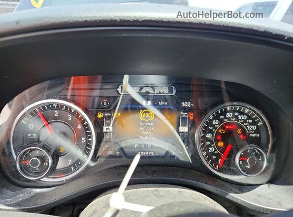 1C6RREFT0NN261335 2022 RAM 1500 Черный Вид щитка приборов