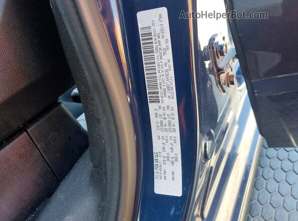 1C6RREFT1KN792183 2019 RAM 1500 Blue ძრავის განყოფილების ხედი