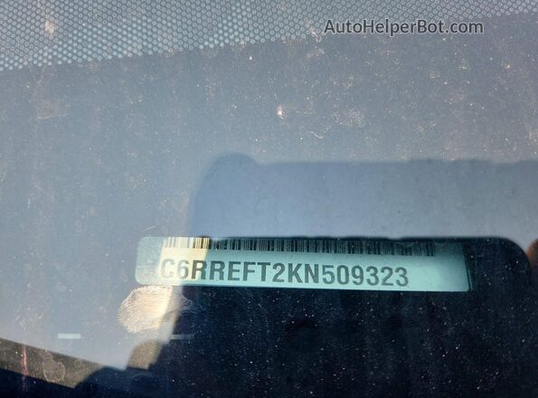 1C6RREFT2KN509323 2019 RAM 1500 Черный Вид подкапотного пространства