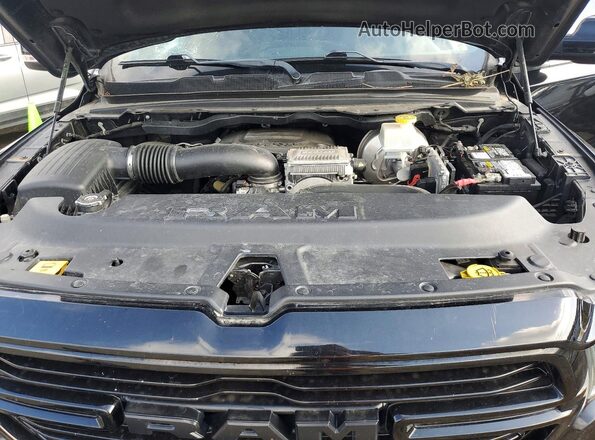 1C6RREFT8LN317874 2020 RAM 1500 Black უკანა სალონის ხედი