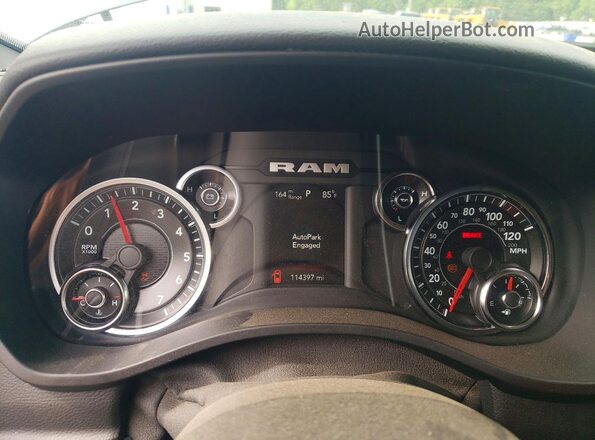1C6RREFT9MN660906 2021 RAM 1500 Blue Vista del cuadro de instrumentos