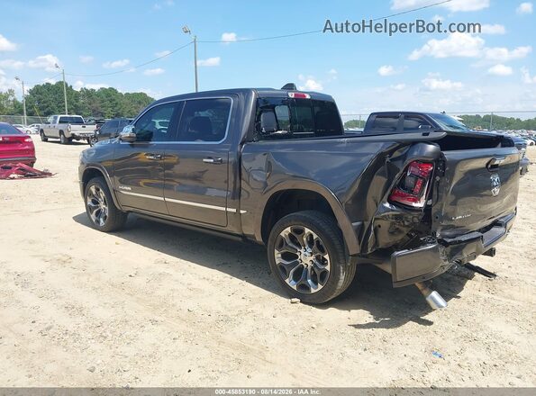 1C6RREHT7KN768886 2019 RAM 1500 Gray Trasero izquierdo