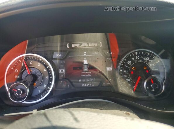 1C6RREJG4KN720873 2019 RAM 1500 Black Instrument cluster view