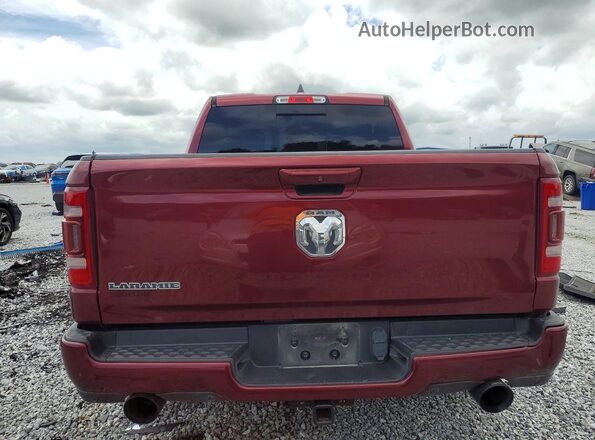 1C6RREJT7MN610156 2021 RAM 1500 Бордовый Вид сзади