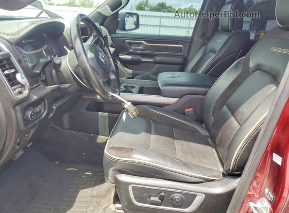 1C6RREJT7MN610156 2021 RAM 1500 Бордовый Вид салона спереди
