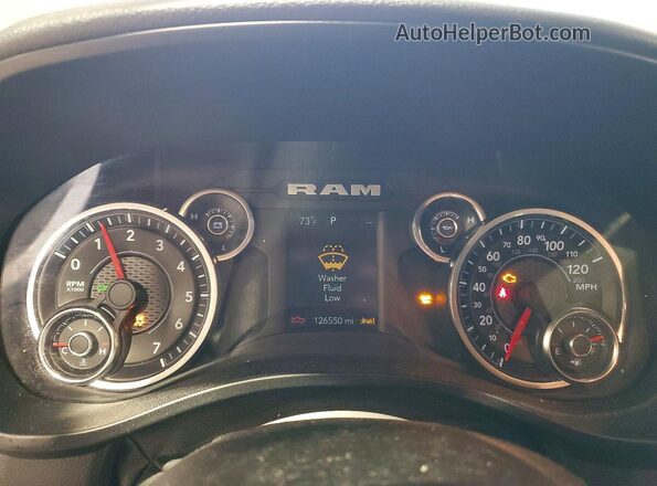 1C6RRFCG1MN737880 2021 RAM 1500 White Vista del cuadro de instrumentos