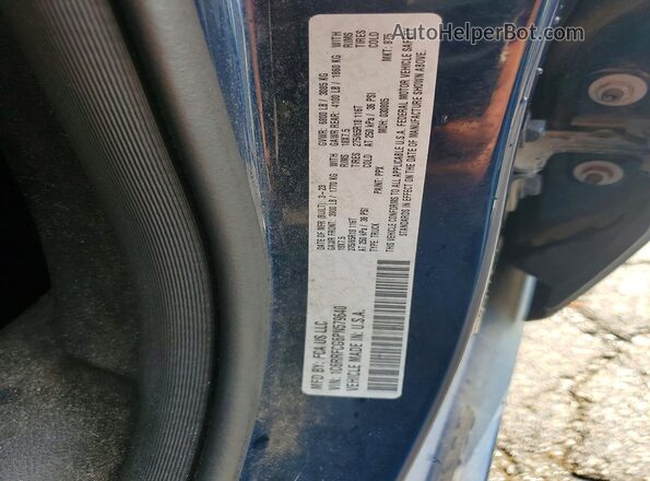 1C6RRFCG6PN579640 2023 RAM 1500 Синий Вид подкапотного пространства