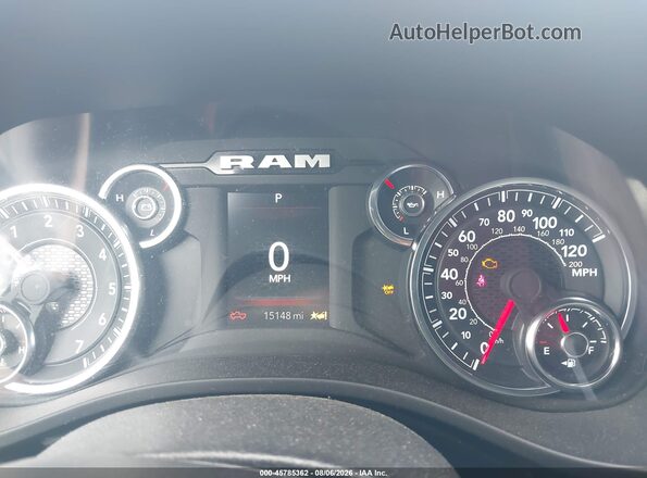 1C6RRFFG0SN608053 2025 RAM 1500 White უკანა სავარძლების ხედი