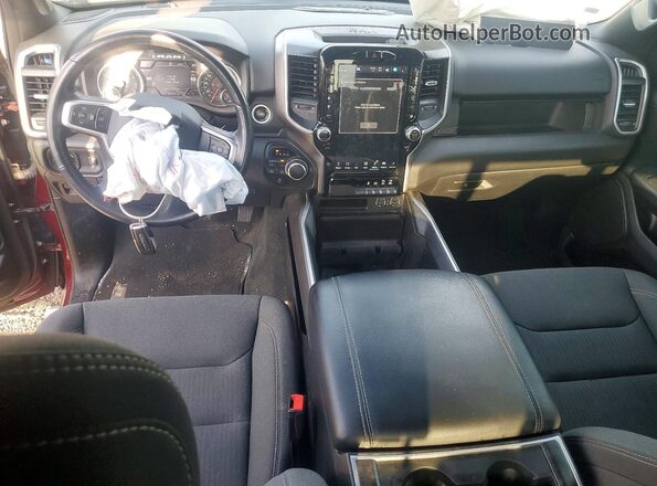 1C6RRFFG2PN578433 2023 RAM 1500 Burgundy Dashboard view