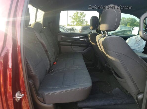 1C6RRFFG2PN578433 2023 RAM 1500 Burgundy Rear seats view