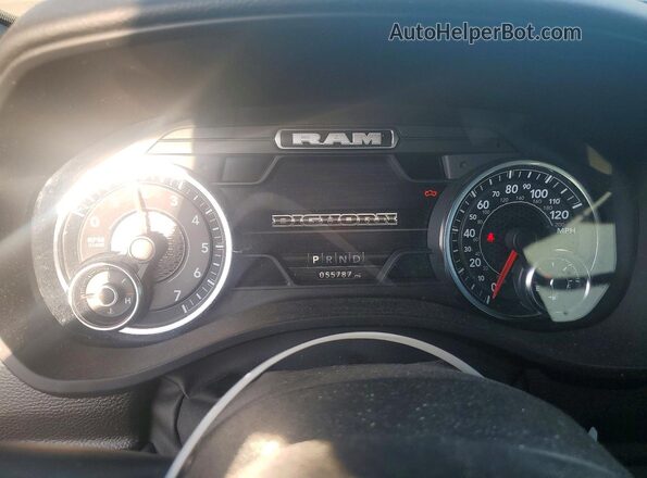 1C6RRFFG2PN578433 2023 RAM 1500 Burgundy Instrument cluster view