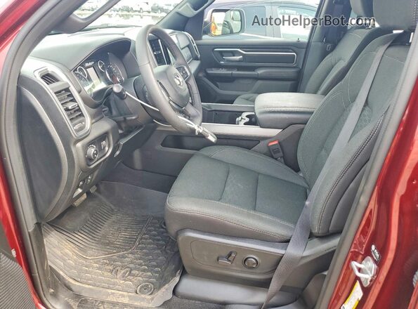 1C6RRFFG4SN732410 2025 RAM 1500 Burgundy Вид салону спереду