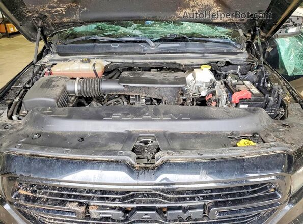 1C6RRFFG5KN903312 2019 RAM 1500 Black Rear interior view