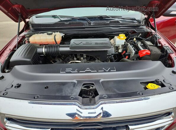 1C6RRFFG8MN611995 2021 RAM 1500 Red უკანა სალონის ხედი