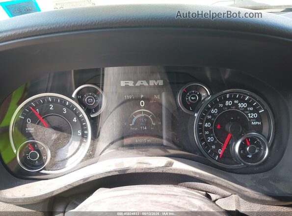 1C6RRFNG4MN754119 2021 RAM 1500 White უკანა სავარძლების ხედი