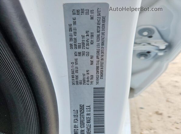 1C6SRECG9TN250582 2026 RAM 1500 Белый Вид подкапотного пространства
