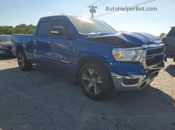 1C6SRFBT0KN655927 2019 RAM 1500 Синий Передняя правая четверть
