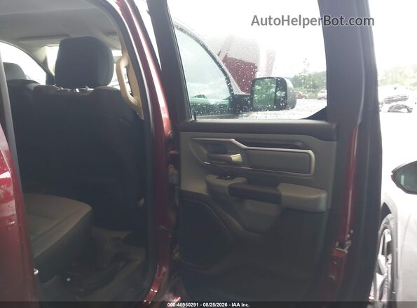 1C6SRFBT2KN858172 2019 RAM 1500 Burgundy Widok naklejki z numerem VIN