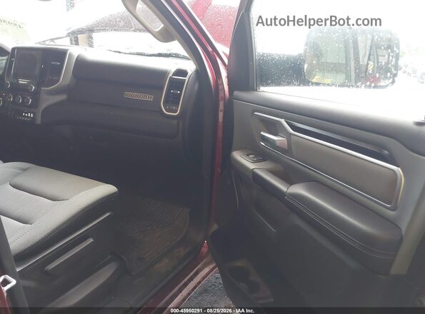 1C6SRFBT2KN858172 2019 RAM 1500 Burgundy Widok wnętrza z przodu