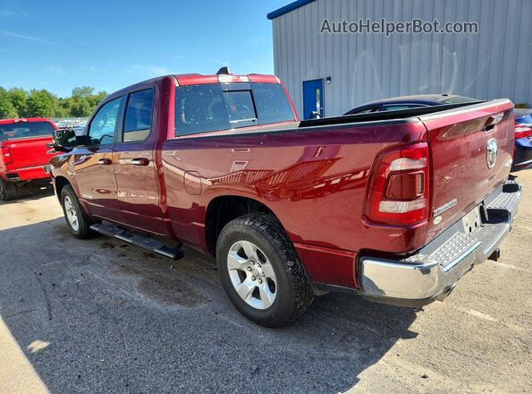 1C6SRFBTXKN513181 2019 RAM 1500 Burgundy Trasero izquierdo
