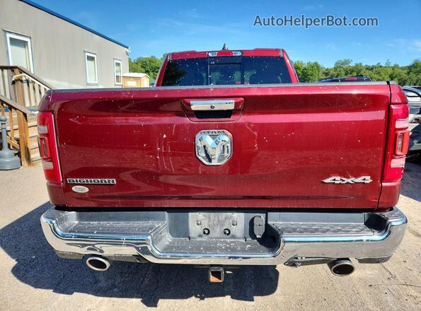 1C6SRFBTXKN513181 2019 RAM 1500 Burgundy Vista trasera