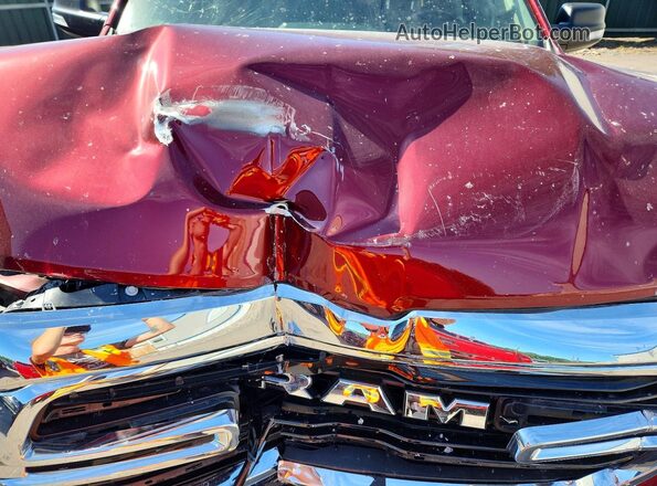 1C6SRFBTXKN513181 2019 RAM 1500 Burgundy Vista interior trasera