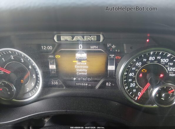 1C6SRFBTXLN253673 2020 RAM 1500 Черный Вид задних сидений