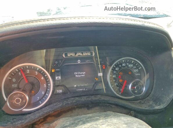 1C6SRFDT2MN632150 2021 RAM 1500 White Սարքավորումների վահանակի տեսք