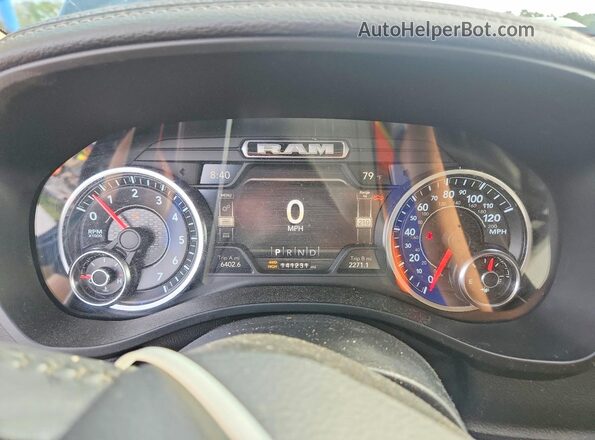 1C6SRFDT5LN281071 2020 RAM 1500 Black Սարքավորումների վահանակի տեսք