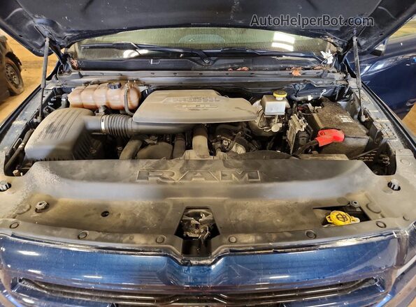 1C6SRFFMXLN223785 2020 RAM 1500 Blue უკანა სალონის ხედი