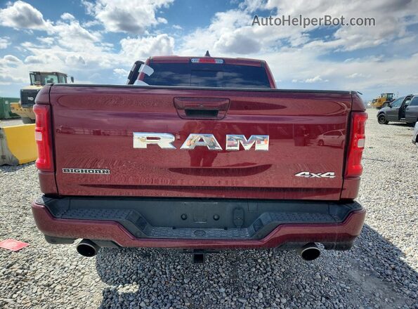 1C6SRFFP4SN720369 2025 RAM 1500 Темно-бордовый Вид сзади