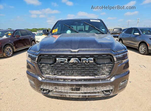 1C6SRFFPXSN699236 2025 RAM 1500 Black Front view