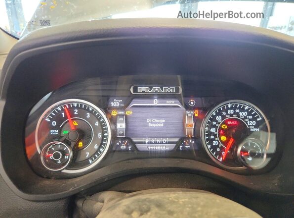 1C6SRFFT0LN362007 2020 RAM 1500 Gray Սարքավորումների վահանակի տեսք