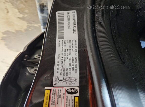 1C6SRFFT0NN453622 2022 RAM 1500 Gray VIN sticker view