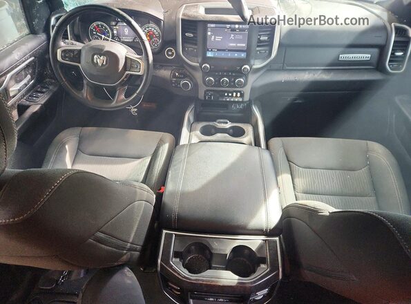 1C6SRFFT0NN453622 2022 RAM 1500 Gray Dashboard view