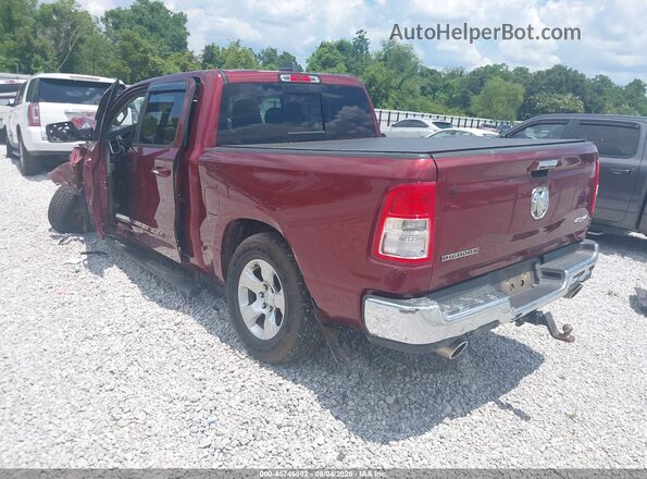 1C6SRFFT1KN668583 2019 RAM 1500 Темно-бордовый Задняя левая четверть