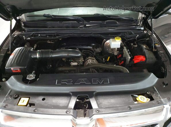 1C6SRFFT2NN416975 2022 RAM 1500 Black უკანა სალონის ხედი
