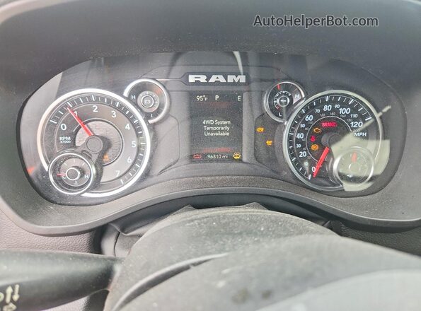 1C6SRFFT2PN596400 2023 RAM 1500 Black Սարքավորումների վահանակի տեսք