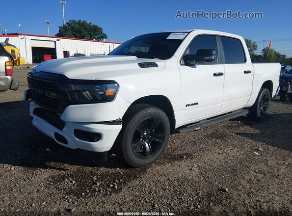 1C6SRFFT2RN117511 2024 RAM 1500 White Առջևի ձախ երեք քառորդ տեսարան