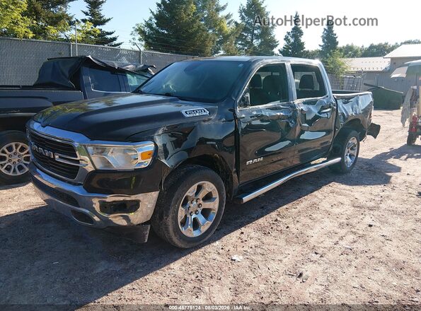1C6SRFFT3KN926098 2019 RAM 1500 Черный Передняя левая четверть