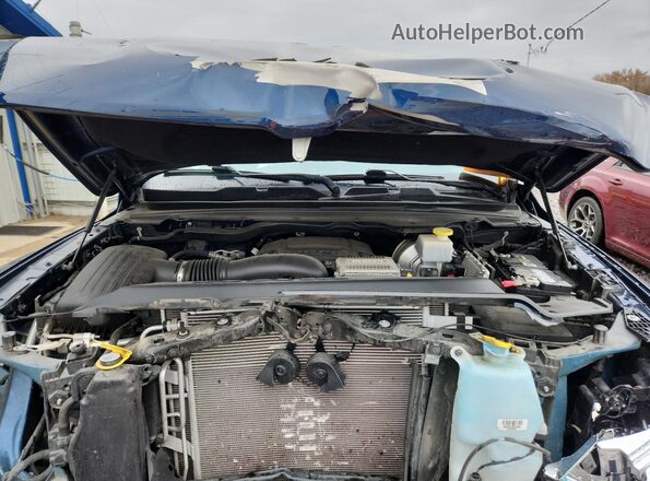 1C6SRFFT3MN520194 2021 RAM 1500 Blue Rear interior view