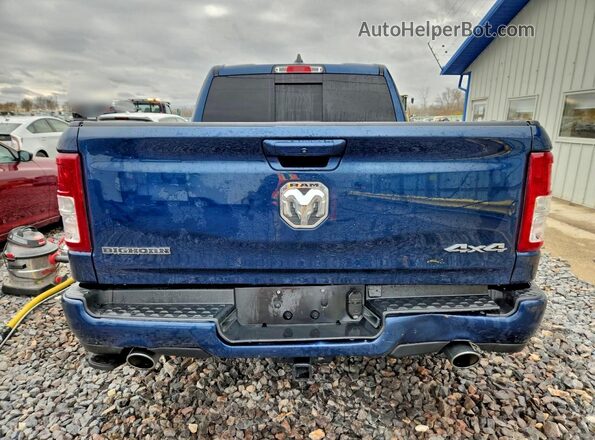 1C6SRFFT3MN520194 2021 RAM 1500 Blue Rear view