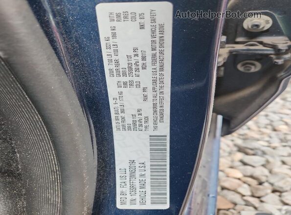 1C6SRFFT3MN520194 2021 RAM 1500 Blue Engine compartment view