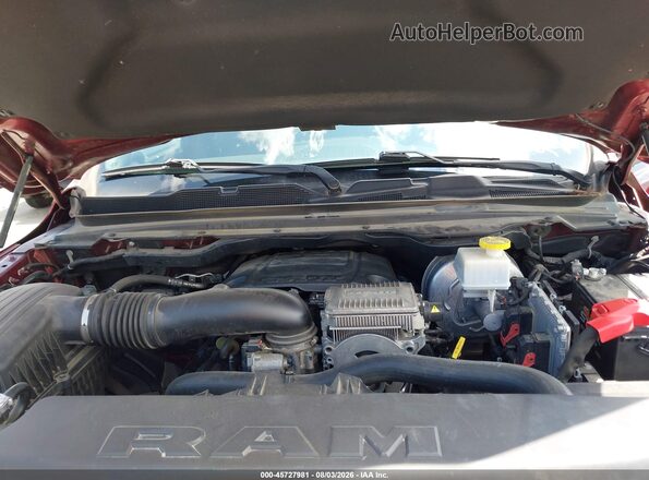 1C6SRFFT3MN553468 2021 RAM 1500 Maroon უკანა ხედი