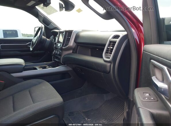 1C6SRFFT3MN553468 2021 RAM 1500 Maroon წინა სალონის ხედი