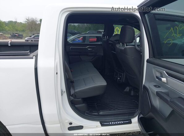 1C6SRFFT3MN569296 2021 RAM 1500 White VIN კოდის სტიკერის ხედი