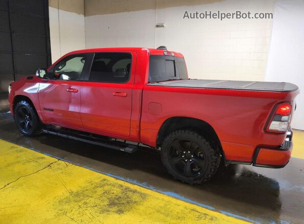 1C6SRFFT3MN674646 2021 RAM 1500 Red Задня ліва чверть