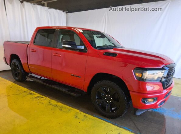 1C6SRFFT3MN674646 2021 RAM 1500 Red Передня права чверть